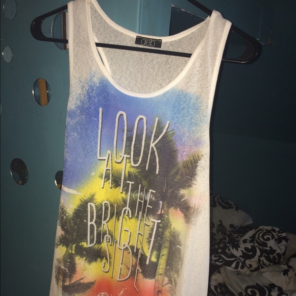 Debs "look at the bright side" shirt