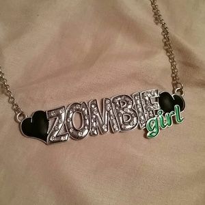 Zombie Girl Necklace