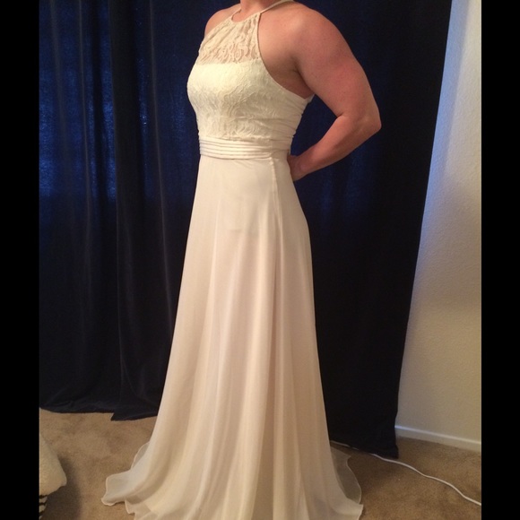 Max and Cleo Lace Wedding Dress Gown Prom Ball