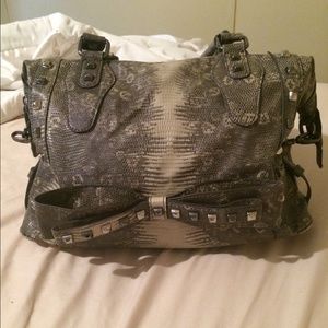 Jessica Simpson snakeskin purse.