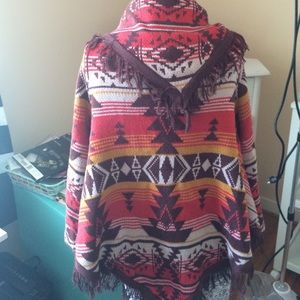 Billabong Sweaters - Billabong tribal print open cardigan Billabong Sweaters - Billabong tribal print open cardigan
