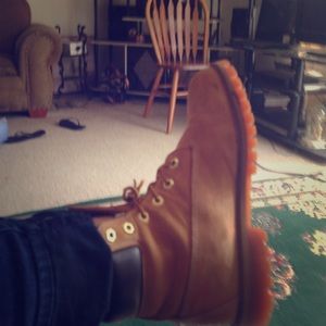 Timberland boots.