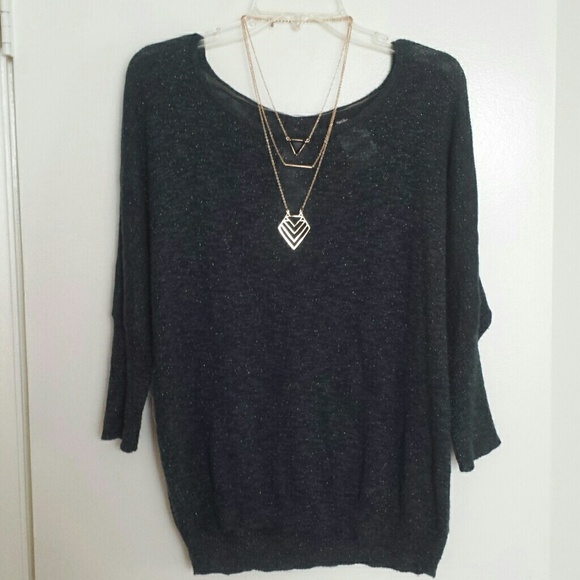 🔺🔺SOLD🔺🔺Sparkly Forest Green Sweater