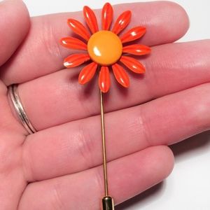 Vintage floral stickpin
