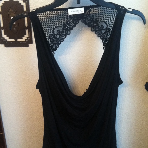 Black lace top