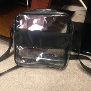 Clear messenger bag