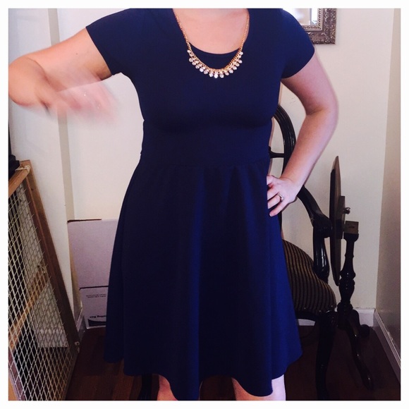 ⚡️️Flash Sale ⚡️Navy Skater Dress - Picture 4 of 4