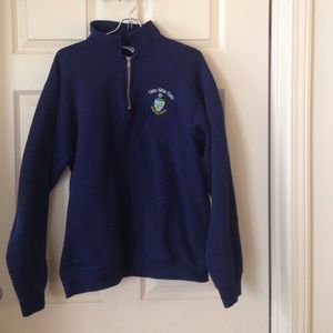 Tri Delta Crest Half Zip
