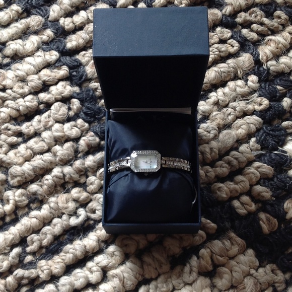 Anne Klein Swarovski Crystal Accented Watch - Picture 1 of 2