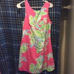 LILLY PULITZER hotty pink lemonade Delia shift