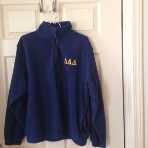 Tri Delta Half Zip Pullover with pockets