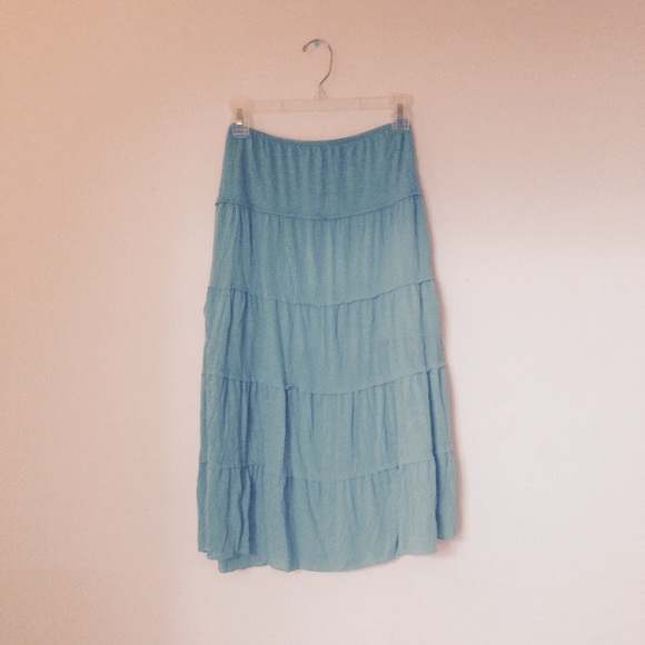 Aqua Midi Skirt