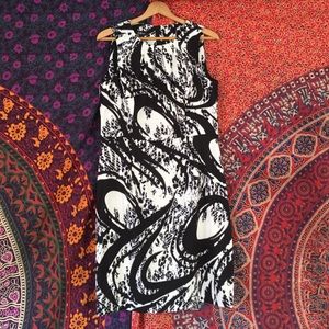 Black & White Cocktail Dress