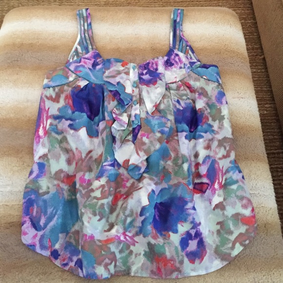Anthropologie Tops - Anthropologie Watercolor Top