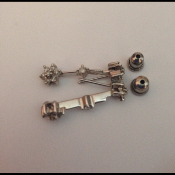 Silver Colored Earrings - Picture 3 of 4