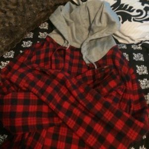 Hooded flannel