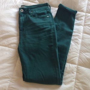 bullhead turquoise high rise skinniest jeans