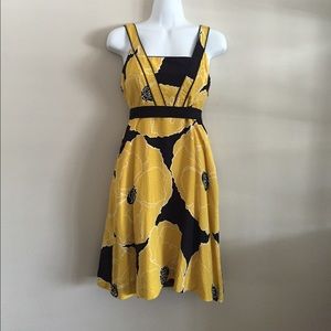 Anthropologie Dresses - 🎉HOST PICK!Anthropologie yellow&black dress Anthropologie Dresses - 🎉HOST PICK!Anthropologie yellow&black dress