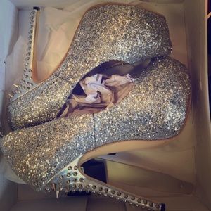 Glitter heels
