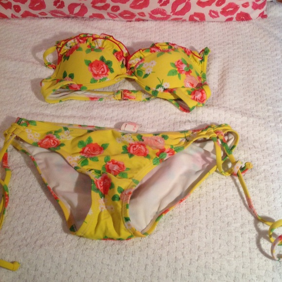 Floral bathing suit