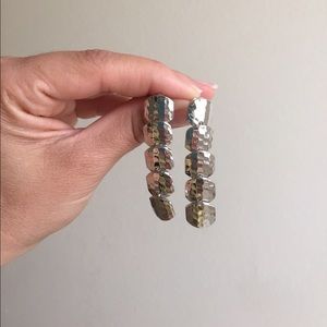 Silver earrings