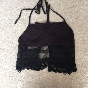 ❌❌SOLD❌❌Black halter top