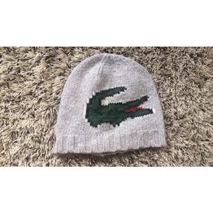 Lacoste gray beanie