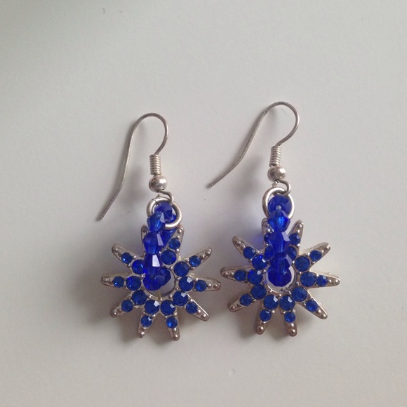 Blue earrings