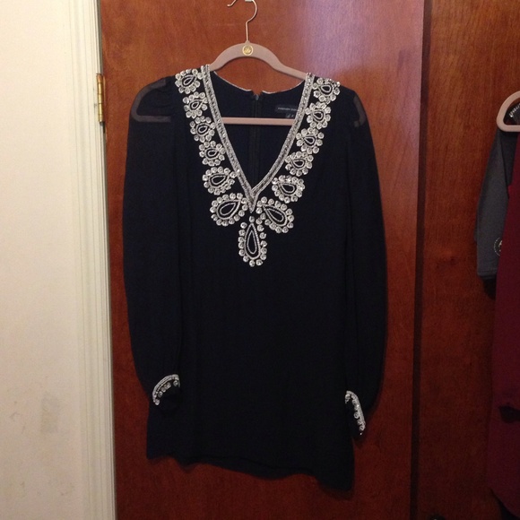 French connection beaded dress