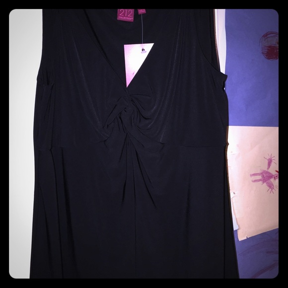Black stretch tank. Dressy