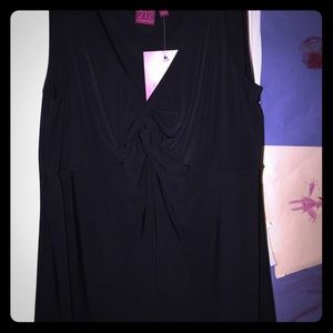 Black stretch tank. Dressy