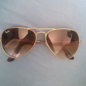 Gold Ray Ban Aviators