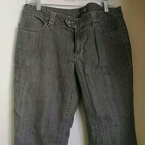 Ann Taylor gray curvy fit jeans