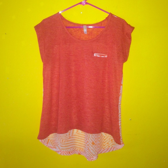 Orange Blouse