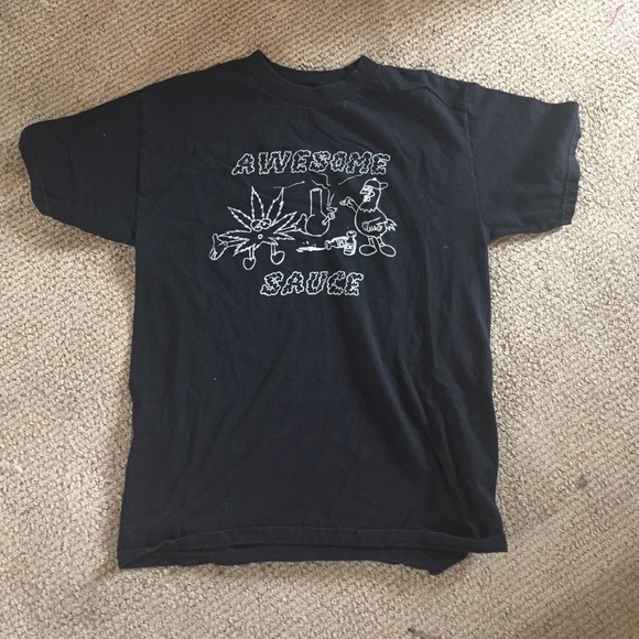 Men's size small awesome sauce T-shirt weed