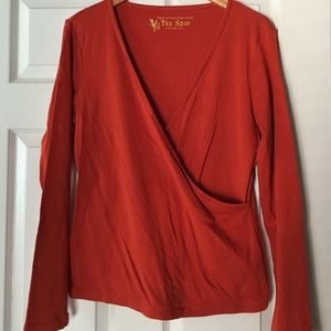 Victoria's Secret long sleeved wrap top