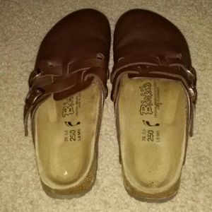Brown Birkenstocks price is firm