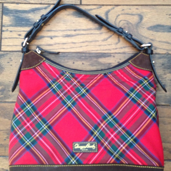 Authentic plaid Dooney and Burke