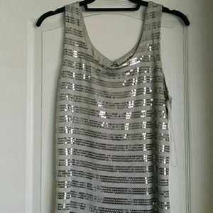 Forever 21 grey sequin tunic