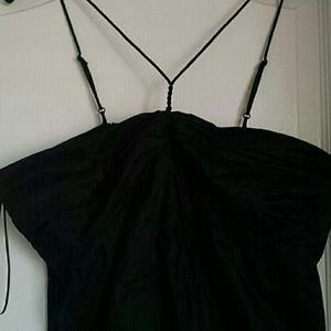 American Eagle black strappy tank
