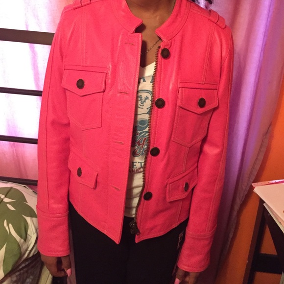 Twill twenty two leather jacket - Picture 1 of 4