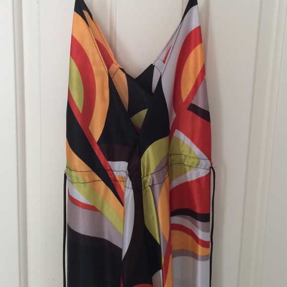 Beautiful Silk Colorful Dress - Picture 2 of 3