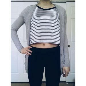 Light weight grey AE cardigan