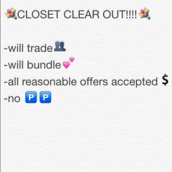 CLOSET CLEAR OUT!!! 💐 - Picture 1 of 1