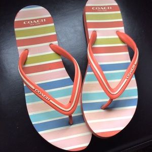 COACH flip flops
