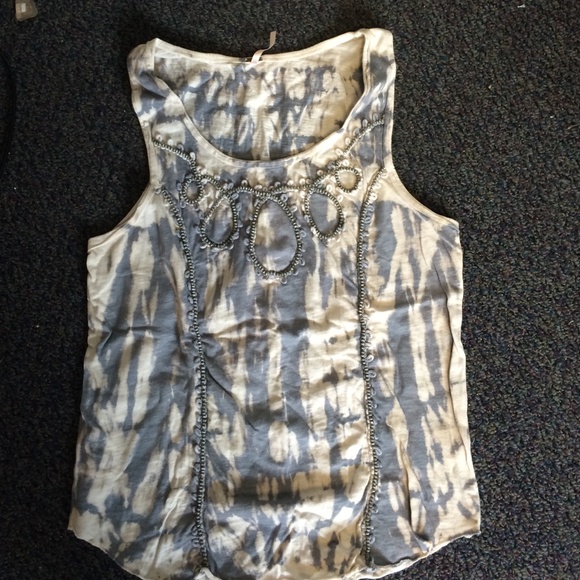 Tie dye free people tank top