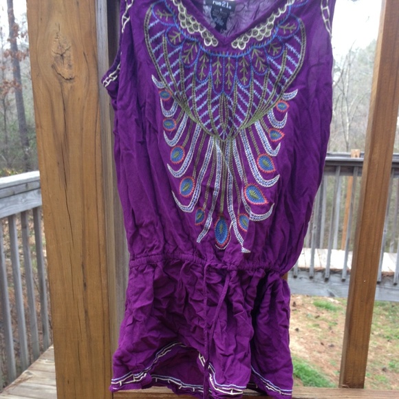 Purple tank top