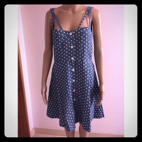 NWT Fit and Flare Polka Dot Dress