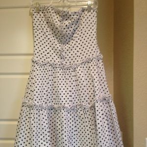 Strapless summer dress