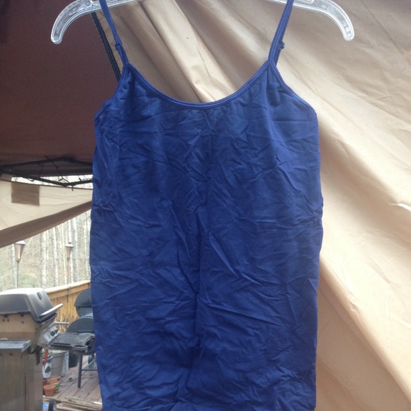 Blue tank top